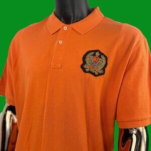 VTG Polo Jeans Co. Ralph Lauren “67” Crest Polo Shirt – Orange/White